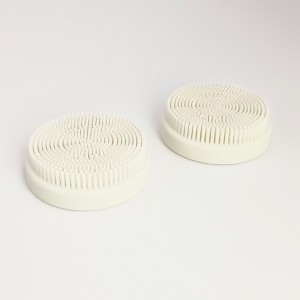 Silicone facial wash brush