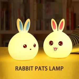 Rabbit silicone patting lamp