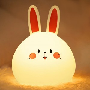 Rabbit silicone patting lamp