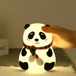 Panda silicone patting lamp