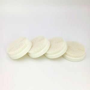 Silicone facial wash brush