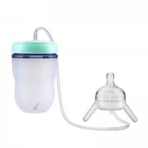 Silicone milk bottle