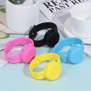 Disinfectant wrist strap