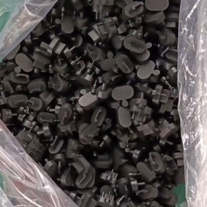 Customizable charging connector silicone plug