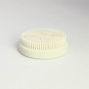 Silicone facial wash brush