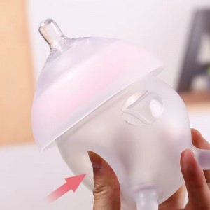 Silicone milk bottle