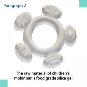 Children’s silicone molar stick