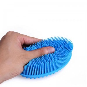 Silicone tactile brush