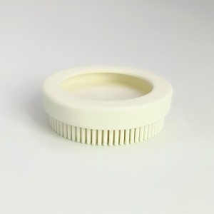 Silicone facial wash brush