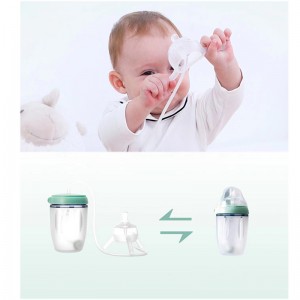 Silicone milk bottle