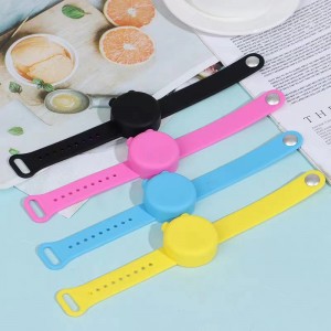 Disinfectant wrist strap
