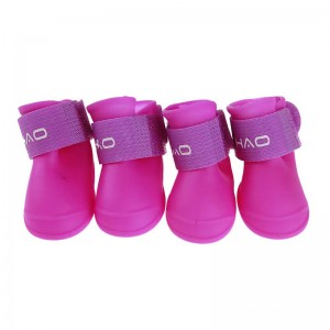 Pet rain shoes