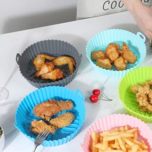 Air frying pan silicone baking pan
