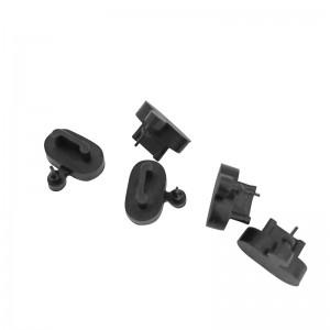 Customizable charging connector silicone plug