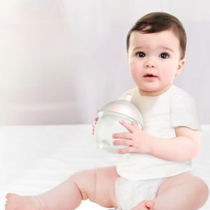 Silicone milk bottle