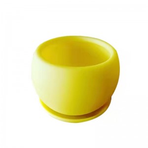 Simple silicone flowerpot