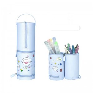 Multi functional silicone pencil bag