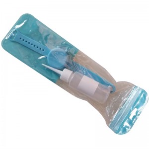 Disinfectant wrist strap