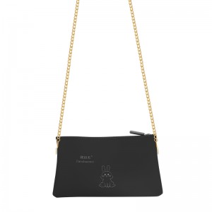 Customizable waterproof rabbit pattern silicone diagonal bag