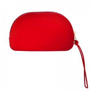 Portable zipper cosmetic storage bag