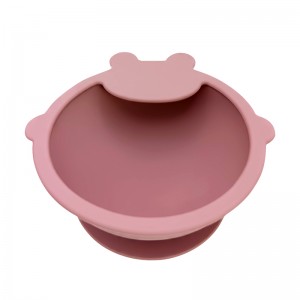 Bowls cups plates forks spoons silicone tableware 6-piece combination set