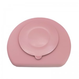 Bowls cups plates forks spoons silicone tableware 6-piece combination set