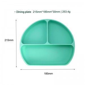 Bowls cups plates forks spoons silicone tableware 6-piece combination set