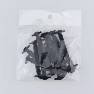 Lazy people’s shoelace buckle free silicone elastic shoelace